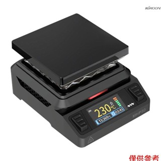 MINIWARE 迷你恆溫加熱臺 分體設計/內建散熱風扇/LCD彩屏顯示/DC PD雙模供電 恆溫預熱/預設溫度/加熱曲