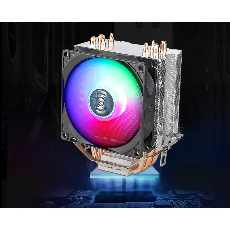 【現貨 散熱器】積至寒霜X400電腦CPU散熱器溫控ARGB幻彩i5 AMD靜音1700臺式機CPU