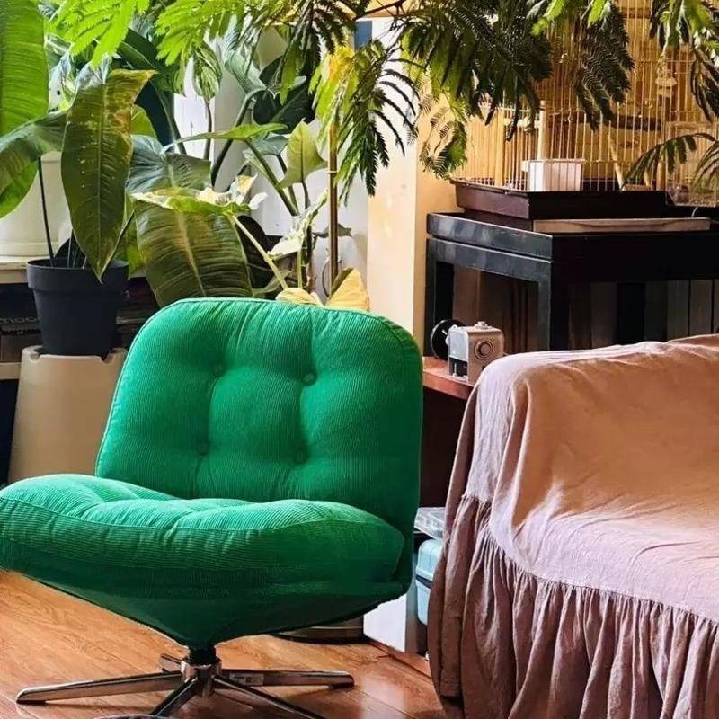 宜家IKEA索特納斯SOTENAS扶手椅 單人沙發 設計師復古布藝复刻限量款懒人沙发