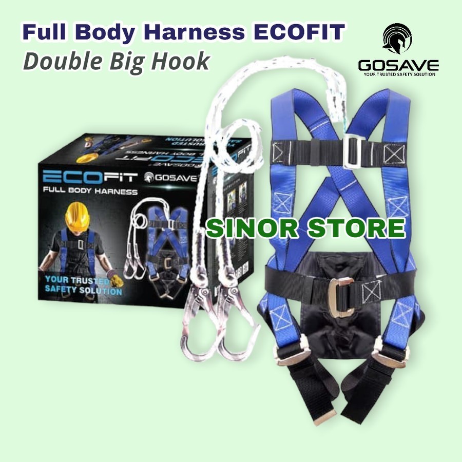 全身安全帶雙大鉤 ECOFIT Plus 原裝安全胸帶