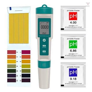 多功能數字 7 合 1 水質測試儀便攜式高精度水質測試筆水質測量工具水 PH/TDS/EC/鹽度/ORP/S.G/Tem