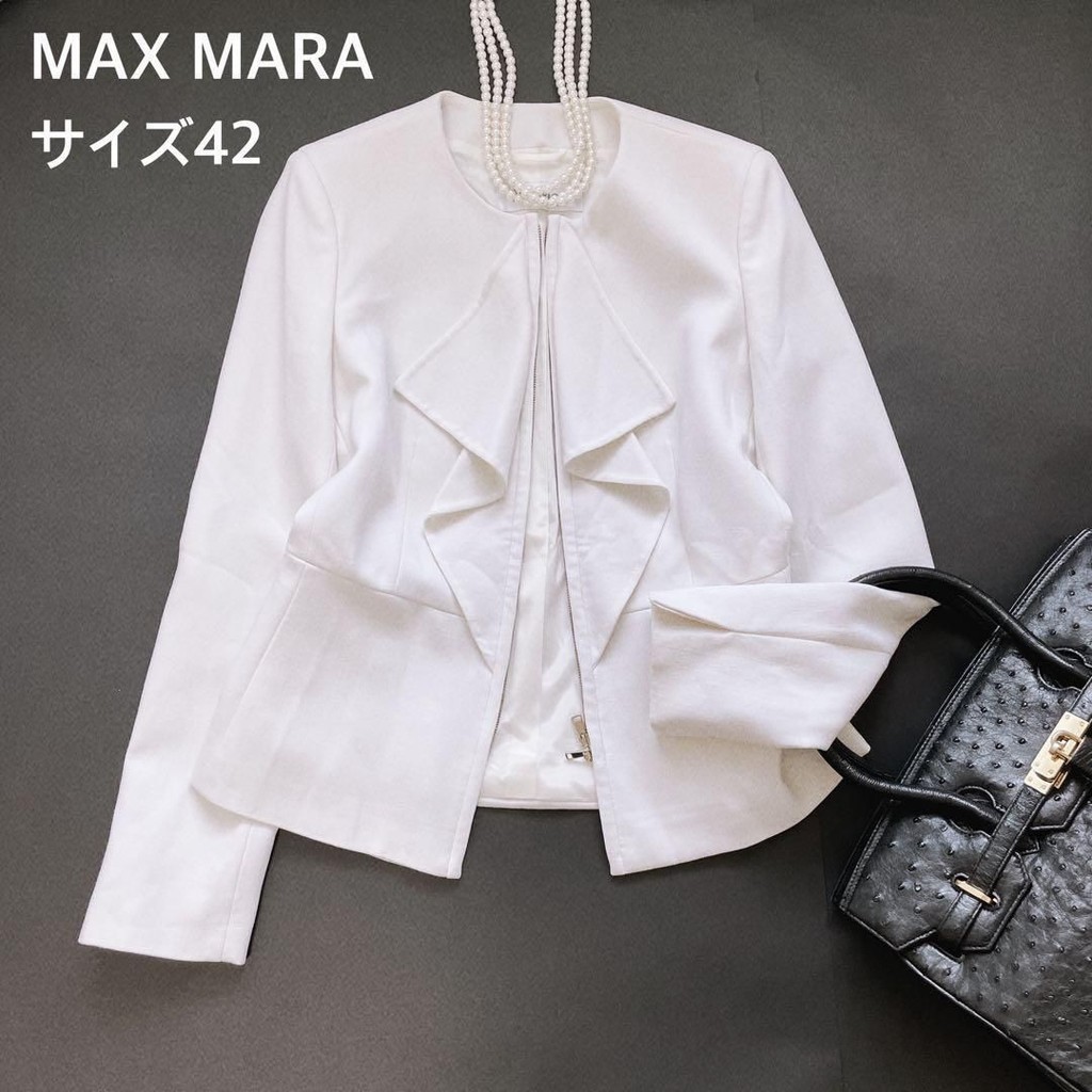 二手 - 義大利 MaxMara 褶皺夾克 42