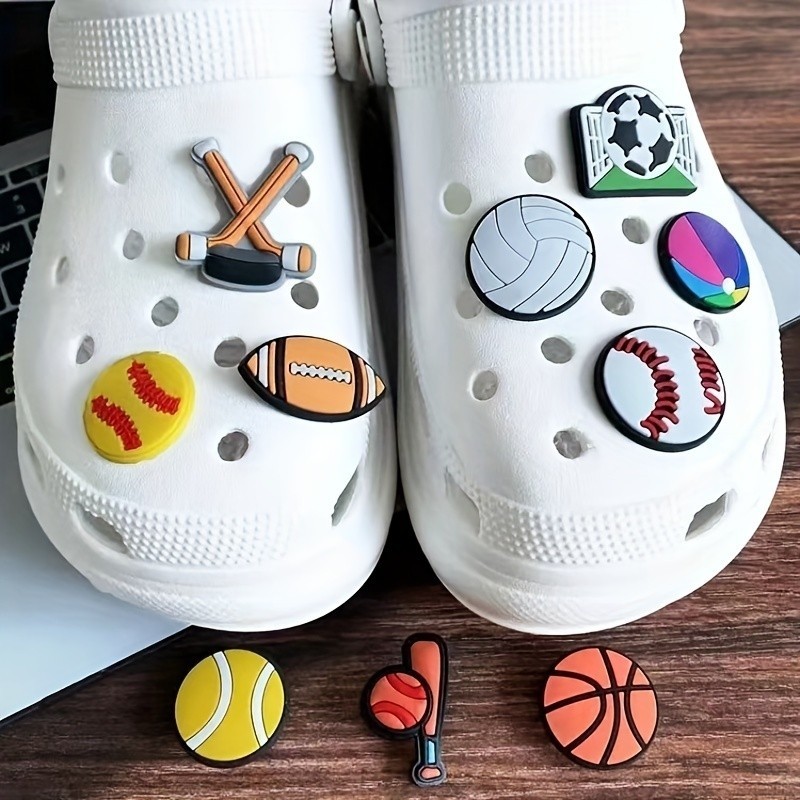【可選】運動球類系列 crocs鞋釦 卡通鞋花 洞洞鞋裝飾鞋花 拖鞋配件 卡駱馳鞋花