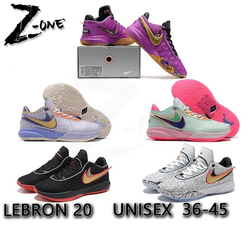 Lebron 20 EP 男式女式中性籃球鞋低幫詹姆斯運動鞋帶盒 QDGL