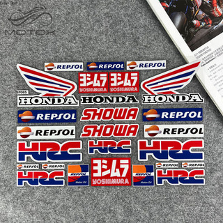 【台灣出貨】適用於本田HONDA翅膀摩托車反光貼紙 改裝HRC/CBR貼花NS/NX/RX125防水機車貼紙 裝飾貼紙