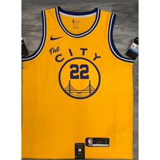 熱賣球衣 NBA球衣金州勇士隊22#WIGGINS黃色等款式運動籃球球衣