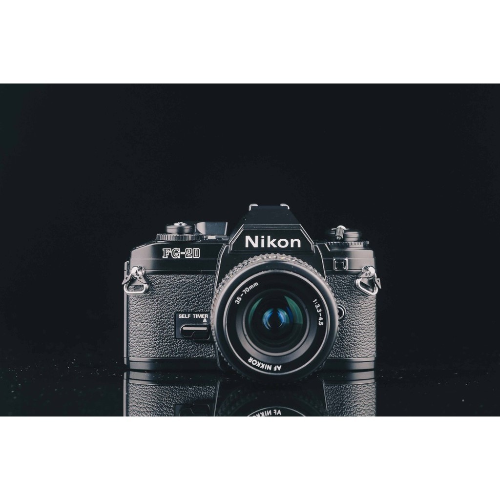 Nikon FG-20+AF NIKKOR  35-70mm F=3.3-4.5 #1366 #135底片相機