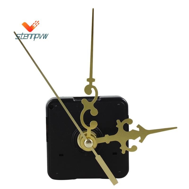 Diy時鐘塑料+金屬質感掛鐘復古掛鐘機芯配件金色