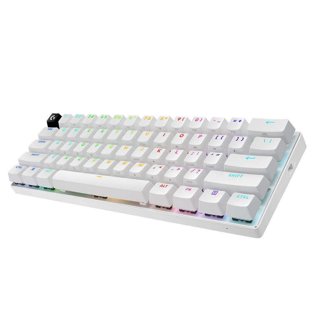【Logitech 羅技】G Pro X 觸感軸職業機械式60%電競鍵盤｜白色