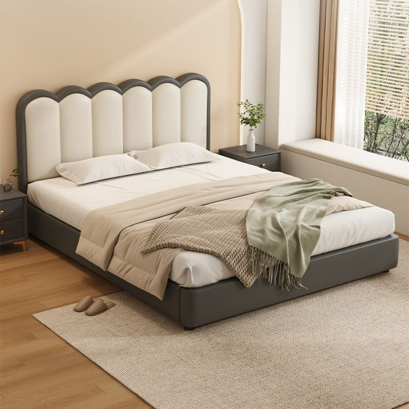無定義傢俱 黑色床架 實木床架 大床 雙人床架 單人床架 皮床 落地床 排骨架 木板床 床架組 床組 床底 高箱床 床框