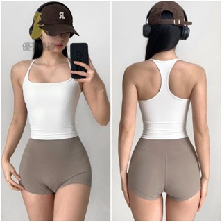 👗優衣優褲👗一體式固定胸墊工吊帶運動普拉提內衣瑜伽健身背心中強度文胸