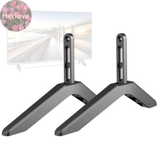 SAMSUNG Herlove 通用電視支架底座桌面電視腿適用於 Vizio 三星 LG TCL 海信電視帶螺絲易於安裝