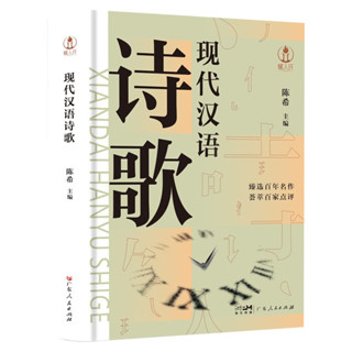 現代漢語詩歌 陳希著 中國現當代新詩研究教材 現代詩歌精選經典詩歌賞析 中國現代當代文學詩歌詩集 廣東人民出版社 現代漢