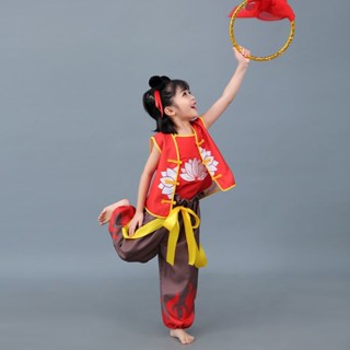 哪吒魔童降世衣服六一兒童表演服角色扮演cos個表演小哪吒套裝20250326