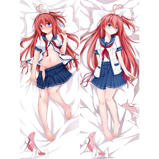 Dakimakura 動漫枕套 Aokana:藍色明日香 Mashiro 擁抱身體枕套 DIY 靠墊枕套的四節奏