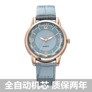 熱銷手錶真皮時尚流沙碎鑽菱形鏡面個性女性機械錶石英錶