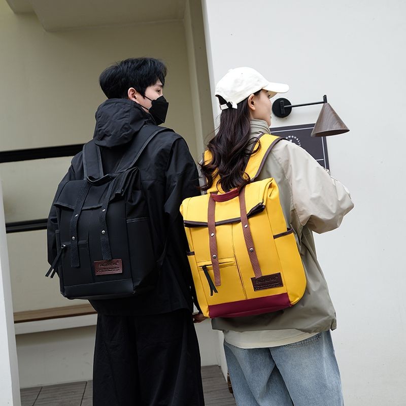【Porter】學院風後背包2024新款大容量休閒旅行電腦包女背包上班學生書包男