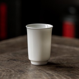貝貝⭐羊脂玉白瓷素色陶瓷品茗杯 60ml聞香杯 簡約小茶杯 德化薄胎防燙中式茶盞主人杯客杯 茶道功夫茶具喝茶品茶 ⭐優選