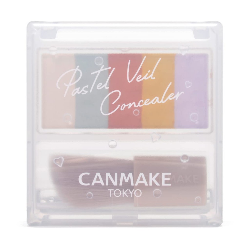 Canmake Pastel Veil Concealer 02 米色 1.85g 粉狀遮瑕膏控色保濕