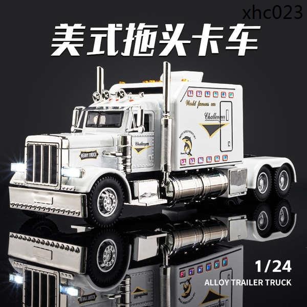 熱銷· 大卡車玩具模型仿真合金男孩重型貨車運輸車兒童汽車玩具車卡爾特