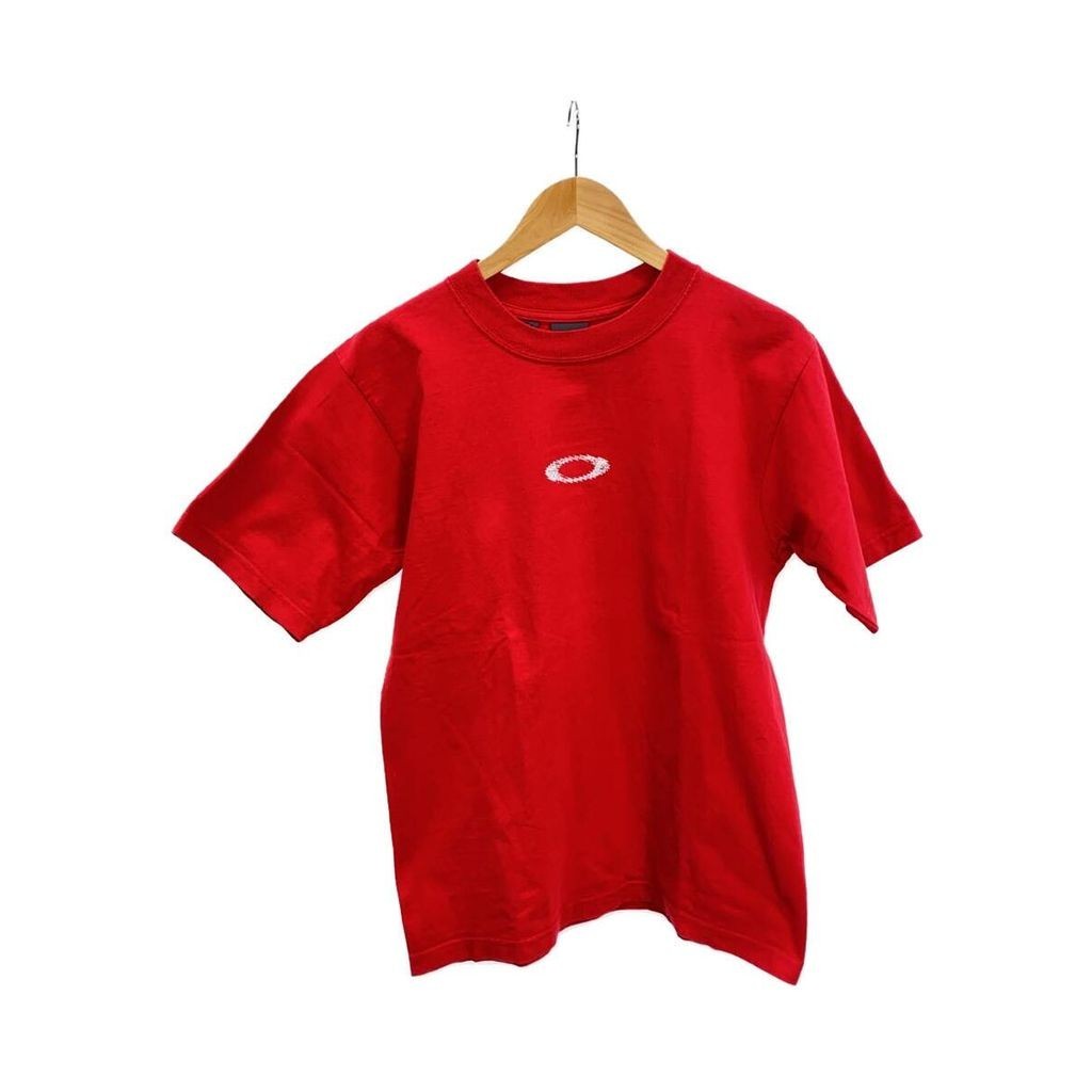 Oakley OAKT恤 襯衫棉 紅色 日本直送 二手