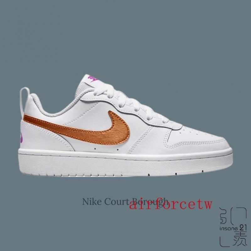 特價  NIKE NSW COURT BOROUGH 2 LOW 白金 玫瑰金 粉 DQ5979-100