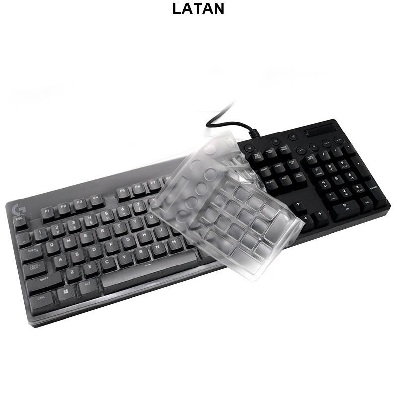 LATAN-妙控鍵盤 鍵盤膜 機械鍵盤羅技G610機械鍵盤保護膜G913 TKL防塵蓋MK850防水K835 K84