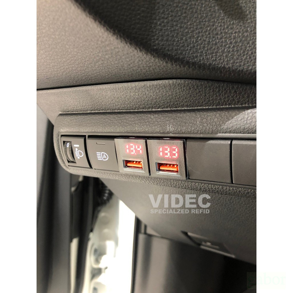 OK商城 TOYOTA 2019 ALTIS 12代 原廠 USB 增設 充電 含 LED 燈 方形 原廠預留孔