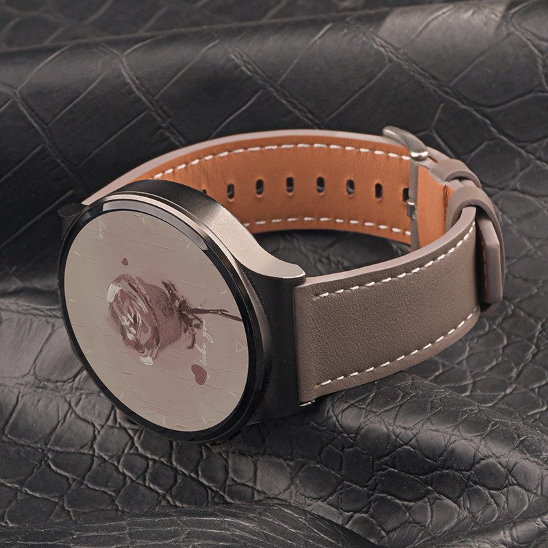 適用於小米手錶watch color2錶帶小米智慧sport運動版真皮替換帶watchS1手錶鏈XMWTCL02/01