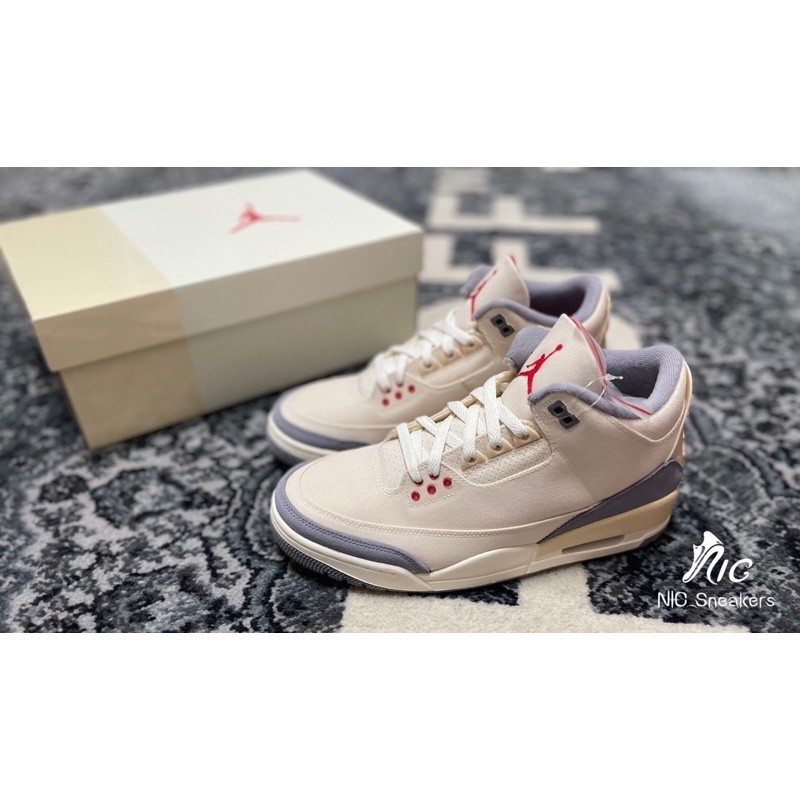 高品質 Sneakers Air Jordan 3 Retro SE  Muslin 奶油白DH7139-100