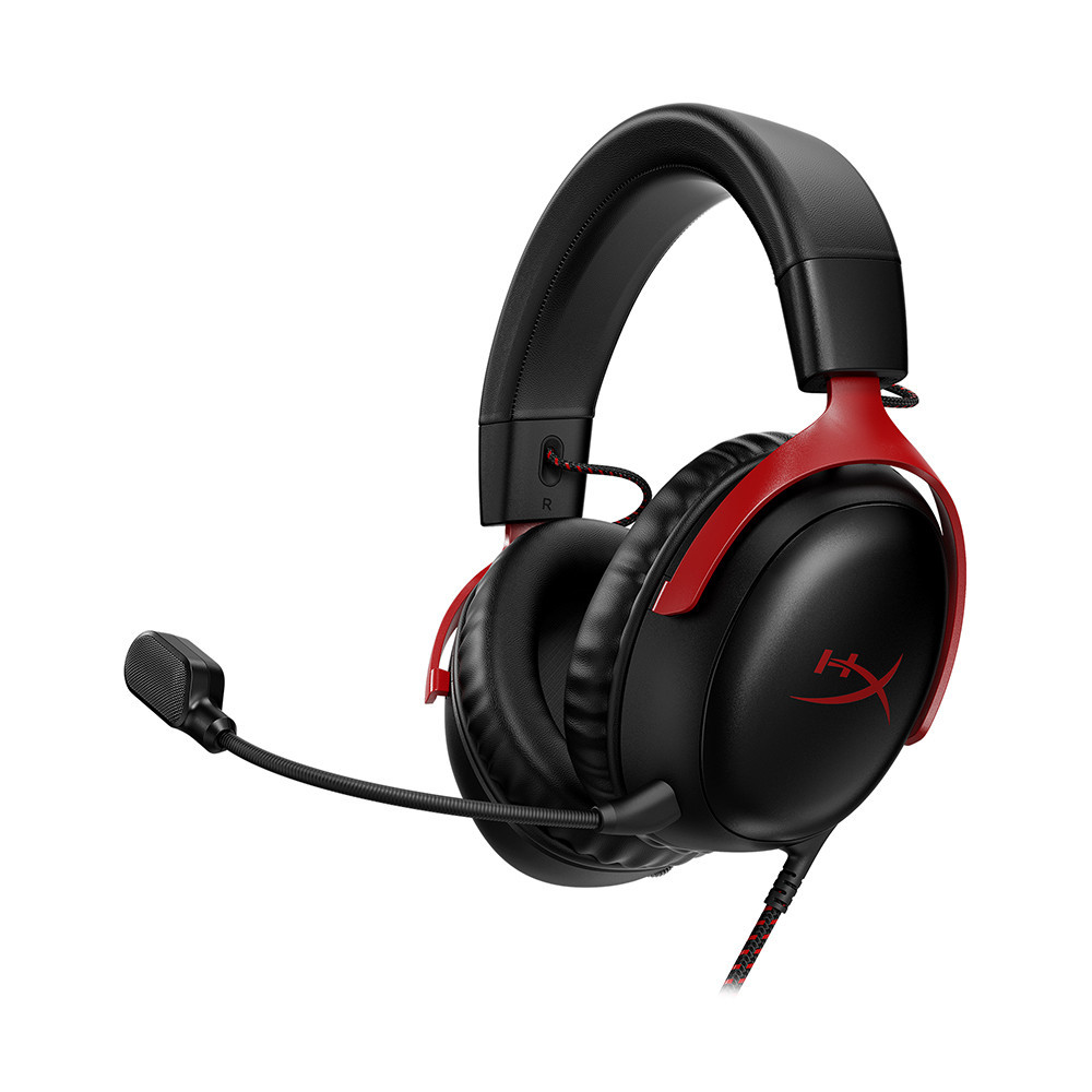 【HyperX】Cloud III 有線電競耳機 黑紅 727A9AA