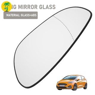 後視鏡玻璃兼容福特 Fiesta MK7 2008-2017 透明汽車側加熱後視鏡玻璃 SHOPSBC3962
