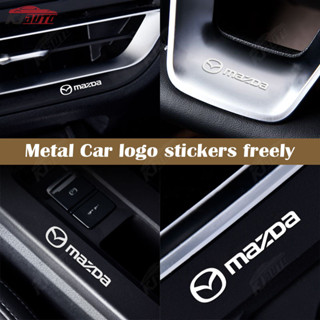 MAZDA 4 件裝馬自達金屬汽車標誌貼紙精美改裝徽章汽車裝飾配件適用於馬自達 Cx 5 3 2 Cx 8 Cx 3 C