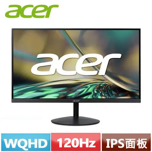 ACER宏碁 27型 SA272U G0 2K 超薄護眼螢幕