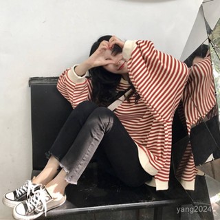 薄款衛衣學院風上衣秋季學生甜美寬鬆新款女長袖2020T恤條紋韓版