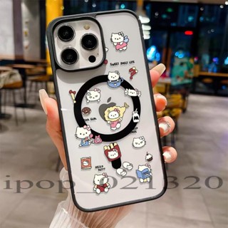 可愛卡通薯條凱蒂貓 蘋果手機殼 iPhone 16 15 14 13 12 11 pro max ix xr 硬殼 防摔