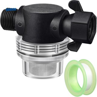 水泵過濾器過濾器,相容旋轉螺母 255-315、1/2 英寸接頭,帶不銹鋼篩網
