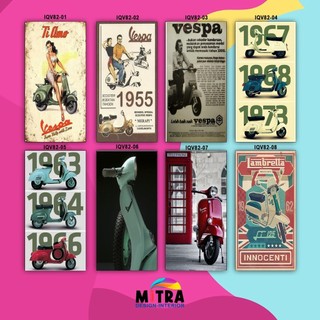 復古 Vespa 牆壁裝飾復古 Vespa 海報牆壁裝飾咖啡廳展示木製牆壁裝飾