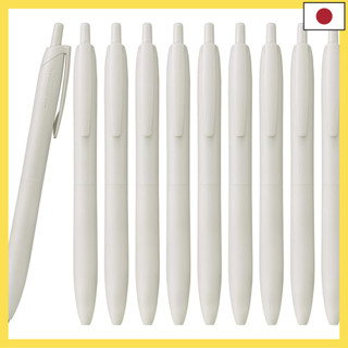 三菱鉛筆 油性圓珠筆 JetStream 輕觸墨水 10支 0.7 貝殼白 SXNLS07.1 10P