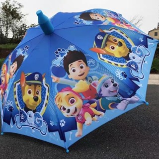 「卡通雨傘」現貨 兒童晴雨兩用傘黑膠防曬卡通公主小孩子男女童帶防水套學生傘