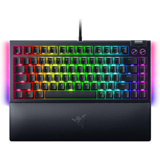 【Razer 雷蛇】黑寡婦 V4 75% 幻彩版機械式電競鍵盤 黑色 橘軸/中文