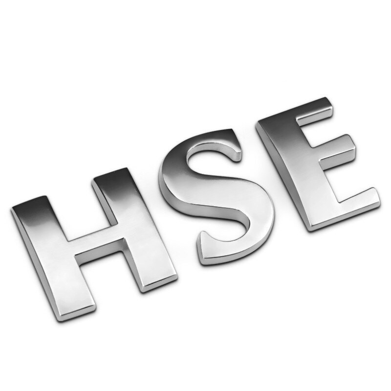 LAND ROVER 有趣的汽車金屬 HSE 造型標誌汽車貼紙徽章適用於路虎 Range SPORT 後備箱發現車身汽車