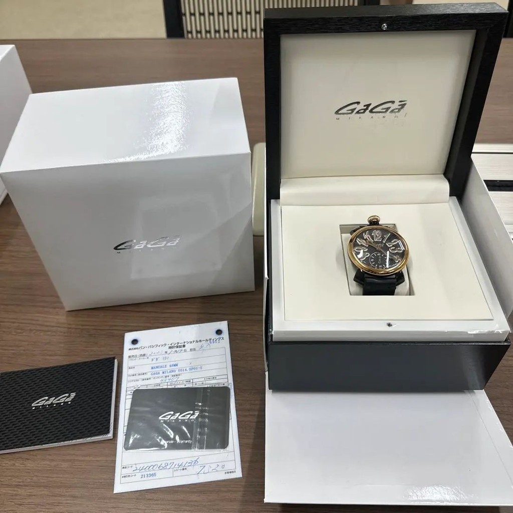近全新 GaGa Milano 手錶 Manuale 48mm 男士 mercari 日本直送 二手