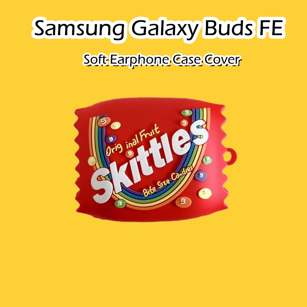 SAMSUNG [有貨] 適用於三星 Galaxy Buds FE 手機殼卡通創新系列軟矽膠耳機殼外殼保護套 NO.2