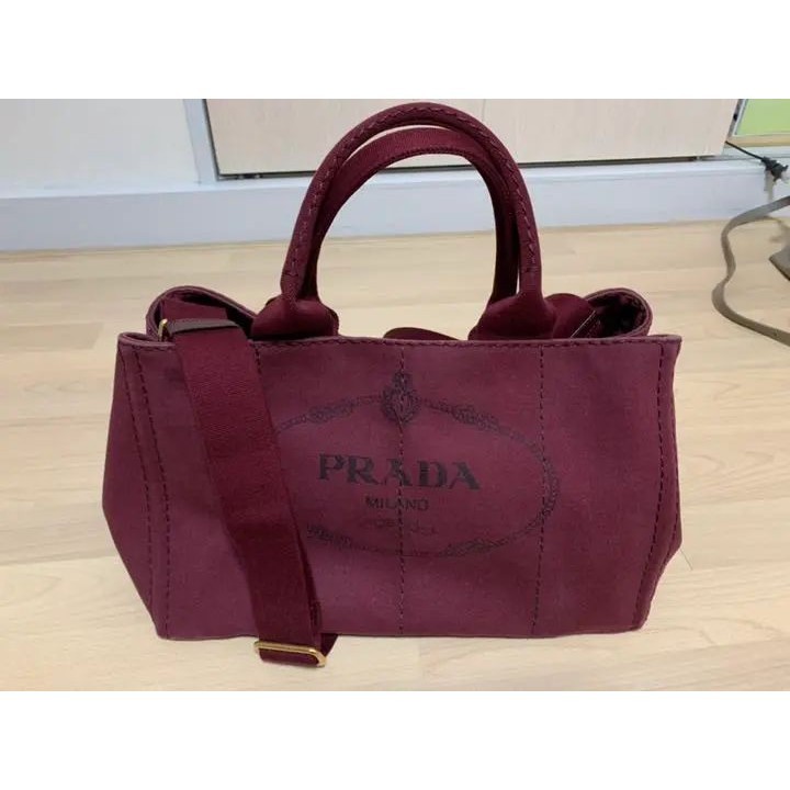 PRADA 托特包 Canapa 日本直送 二手