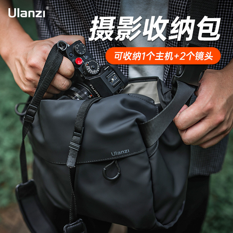 相機內袋Ulanzi優籃子 PB008相機包適用佳能索尼單眼斜背包富士尼康微單鏡頭收納內袋手提單肩通勤包防水數位攝影包