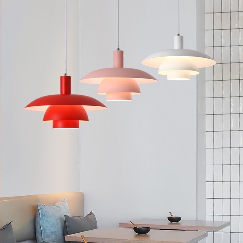 桃園倉-免運 🔌北歐丹麥設計師PH3PH5吊燈餐桌飯廳客廳臥室創意單頭多款式多層飛碟吊燈