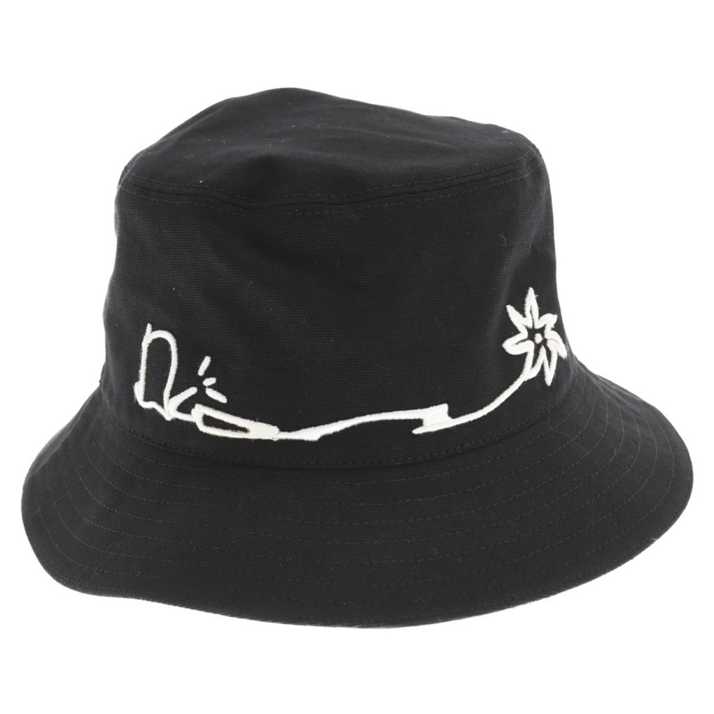 Dior 迪奧魚夫帽 帽子LOGO 黑色 日本直送 二手