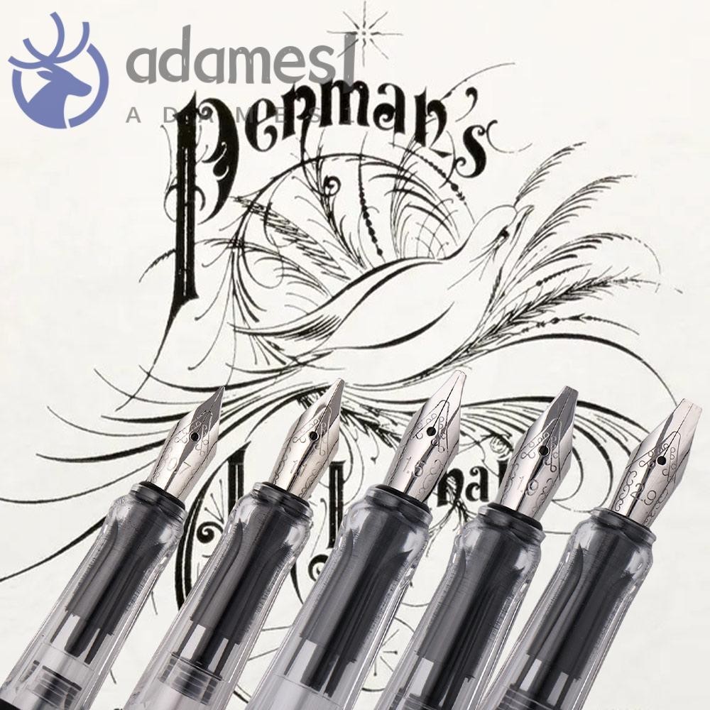 ADAMES鴨嘴筆辦公用品阿拉伯筆藏式鋼筆藝術墨水筆平頭筆花體筆金石筆