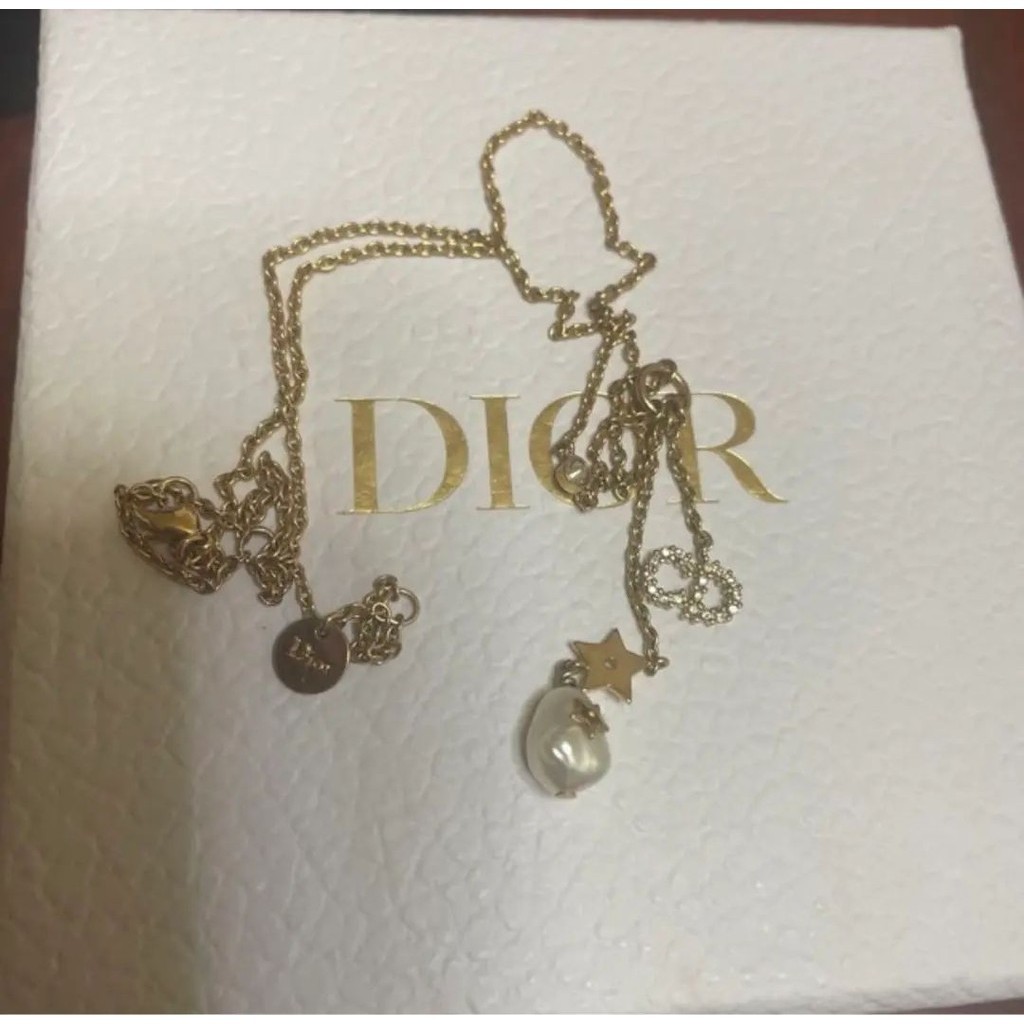 Dior 迪奧 項鍊 CD 珍珠 星星 mercari 日本直送 二手